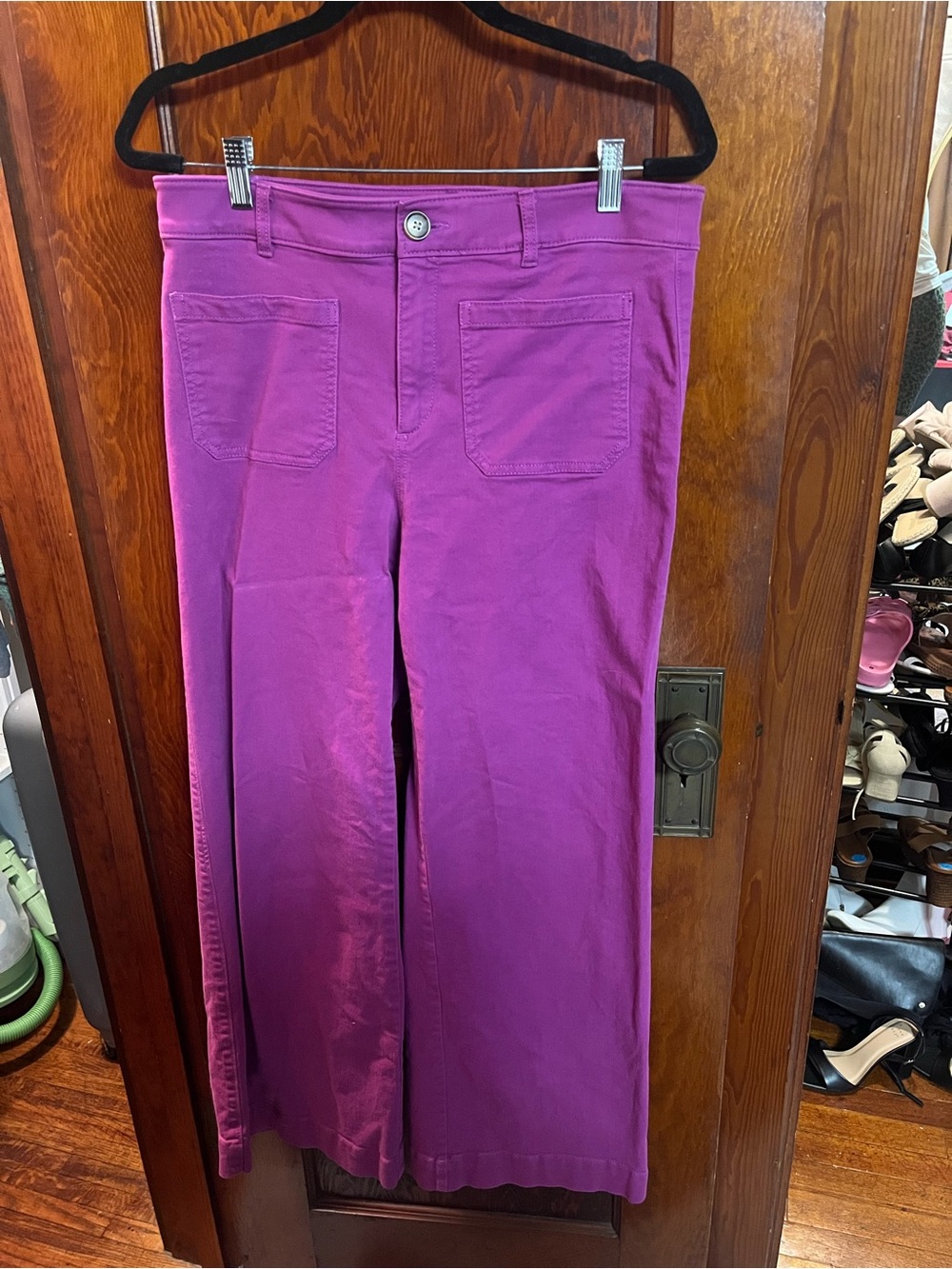 LOFT Fuchsia Pink Women’s Wide Leg Pants